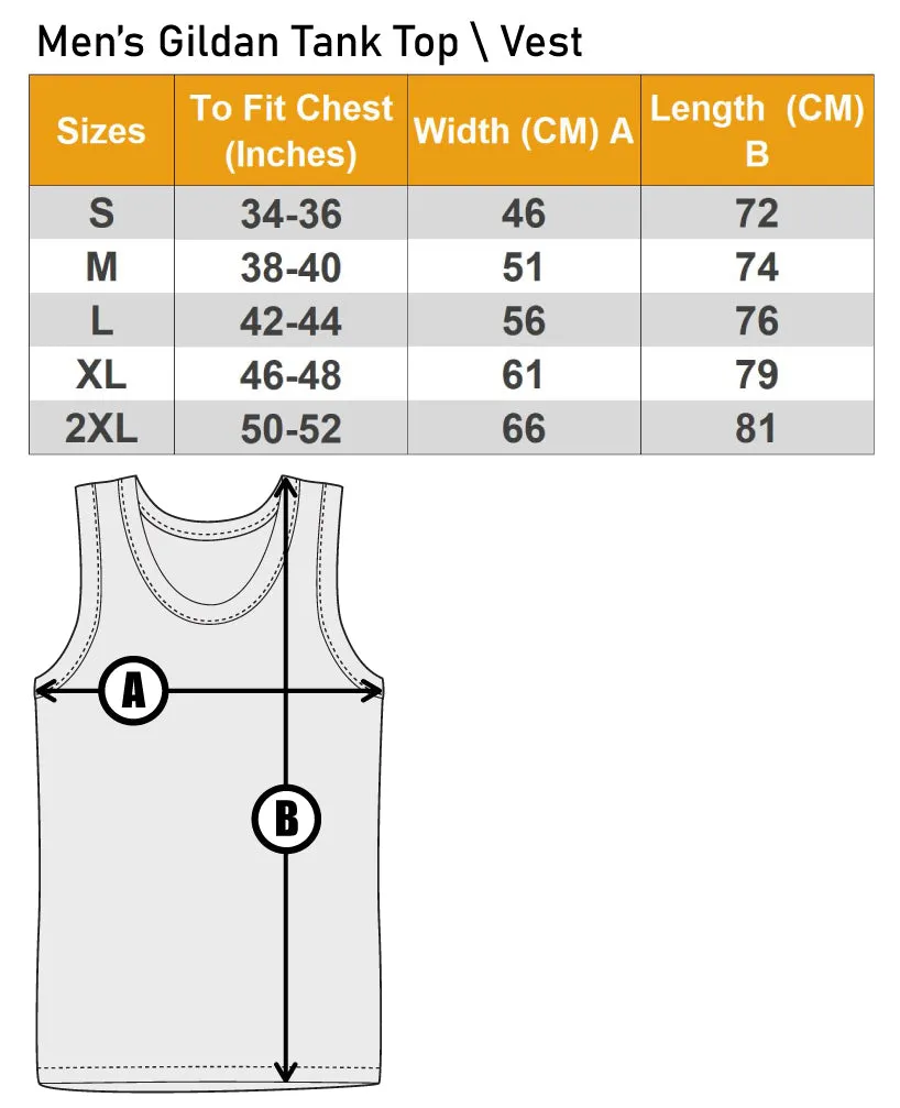 2 Dinosaurs With a Moon Backdrop T-Rex Lizard Mens Vest Tank Top