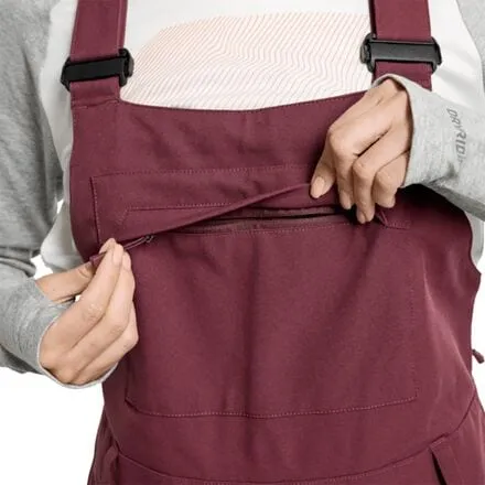 Avalon overalls trousers - women's Burton, color Almandine
