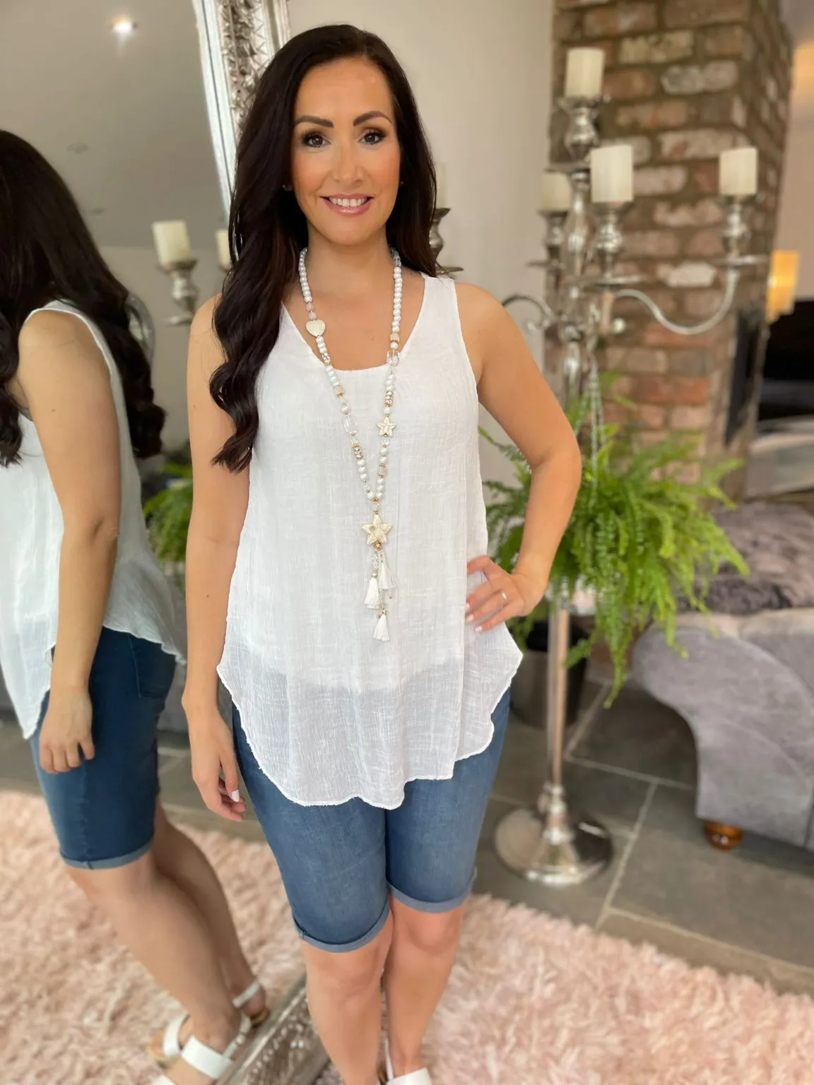 Basic Crepe Vest Nicole