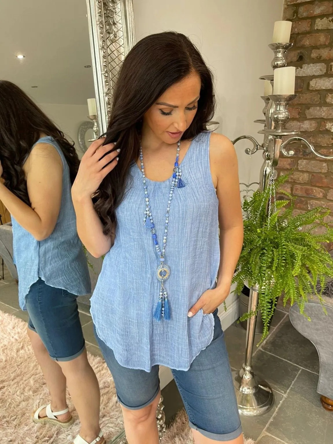 Basic Crepe Vest Nicole