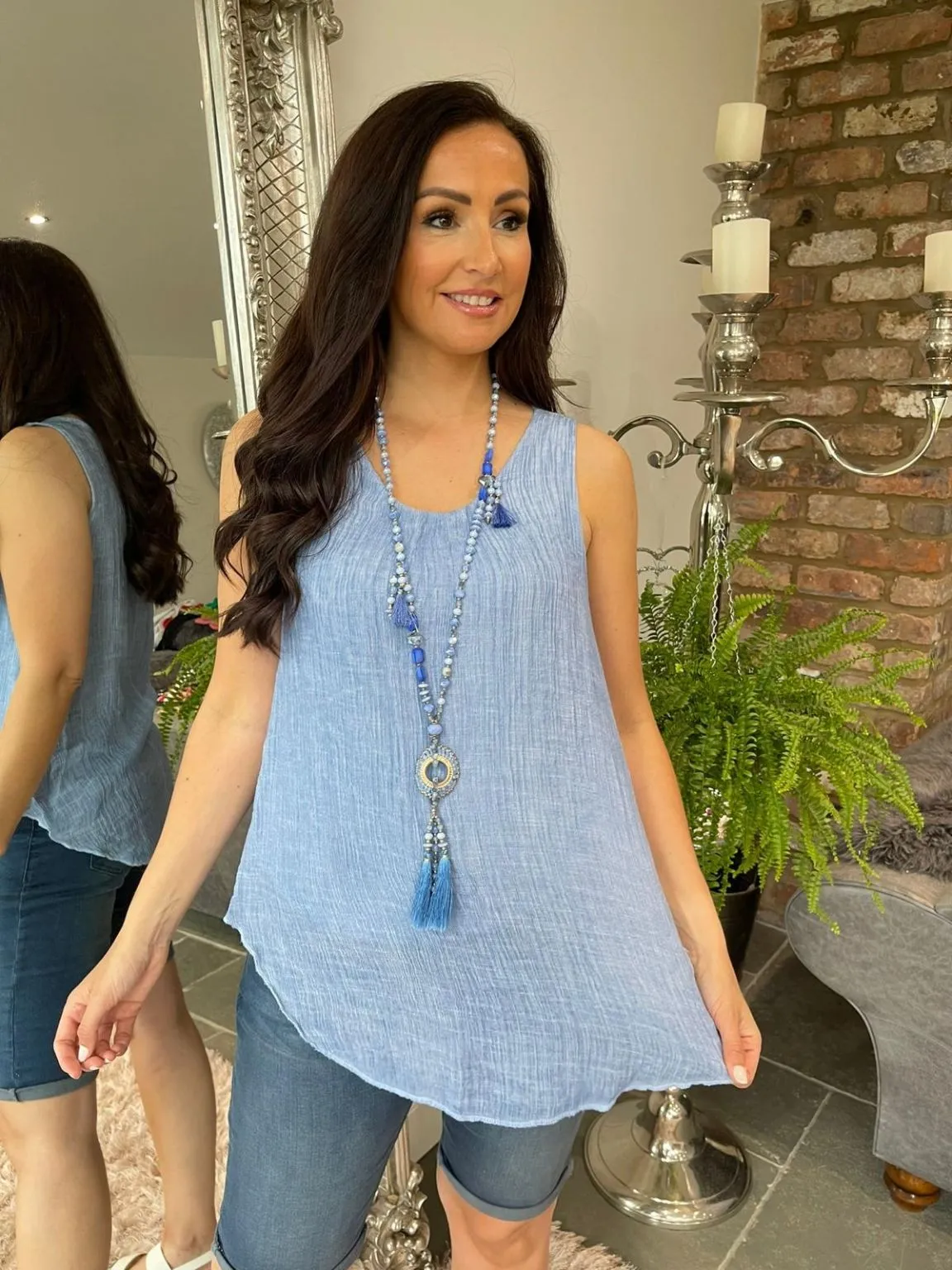 Basic Crepe Vest Nicole