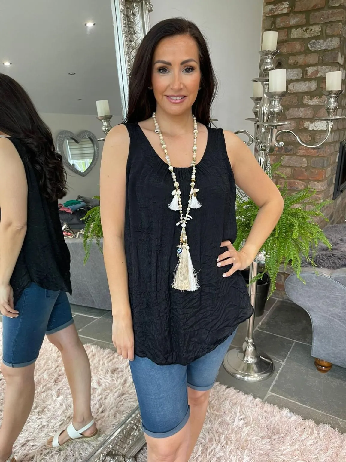 Basic Crepe Vest Nicole