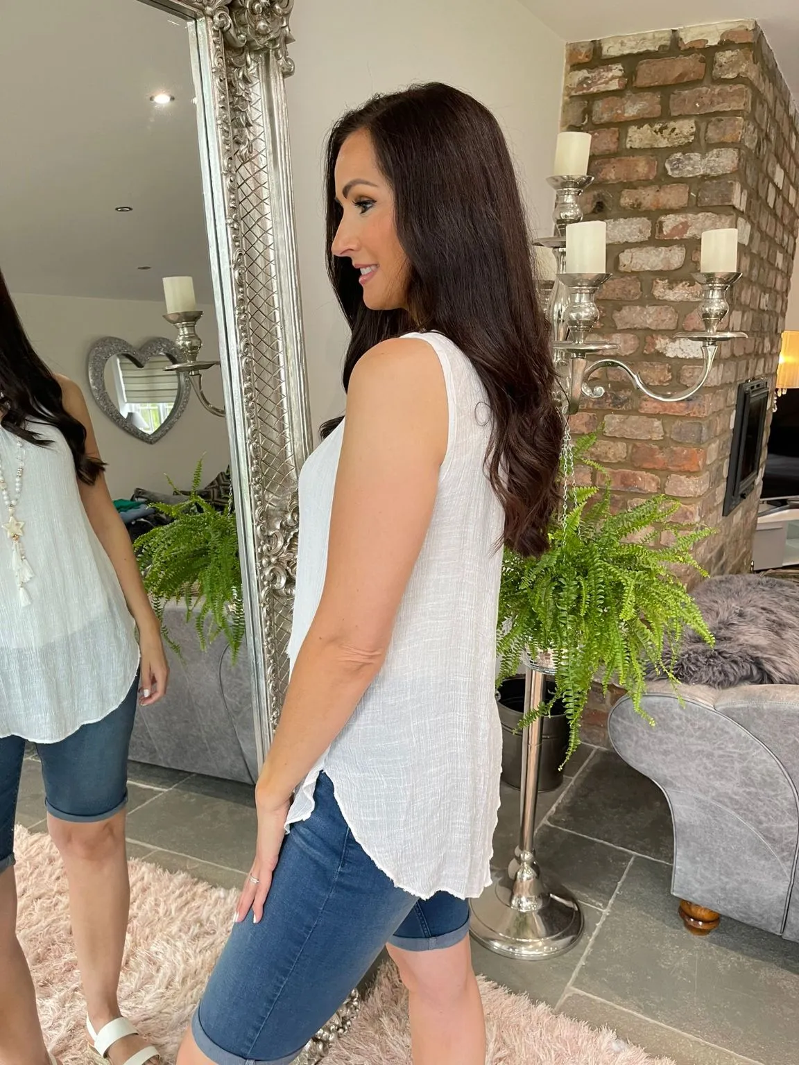 Basic Crepe Vest Nicole