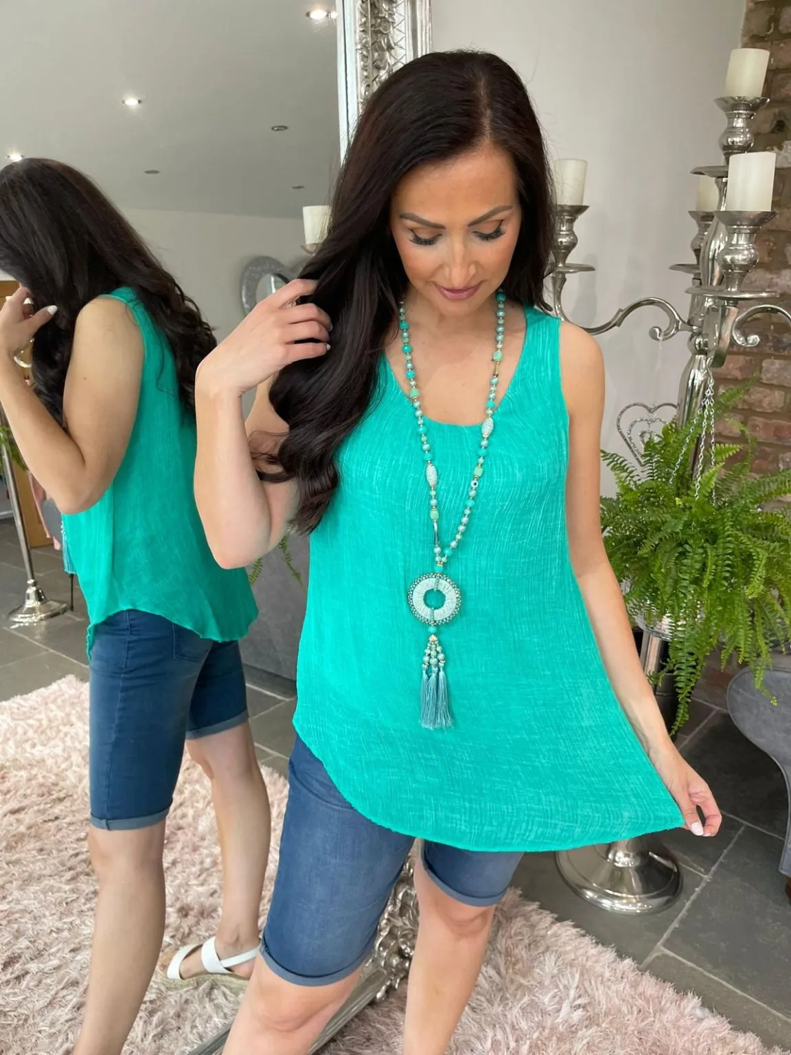 Basic Crepe Vest Nicole
