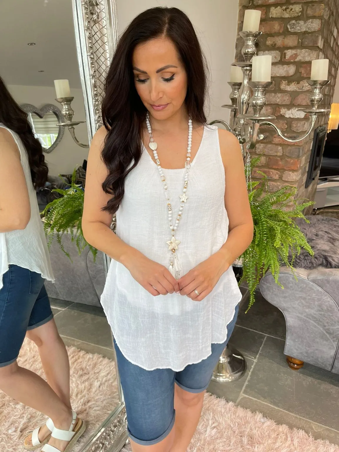 Basic Crepe Vest Nicole