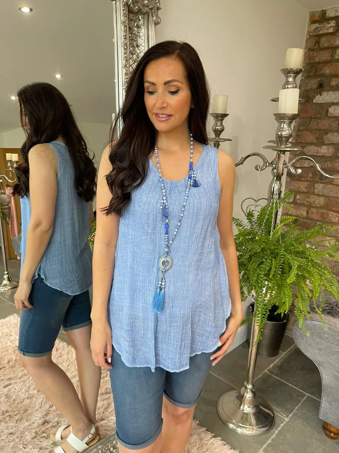 Basic Crepe Vest Nicole