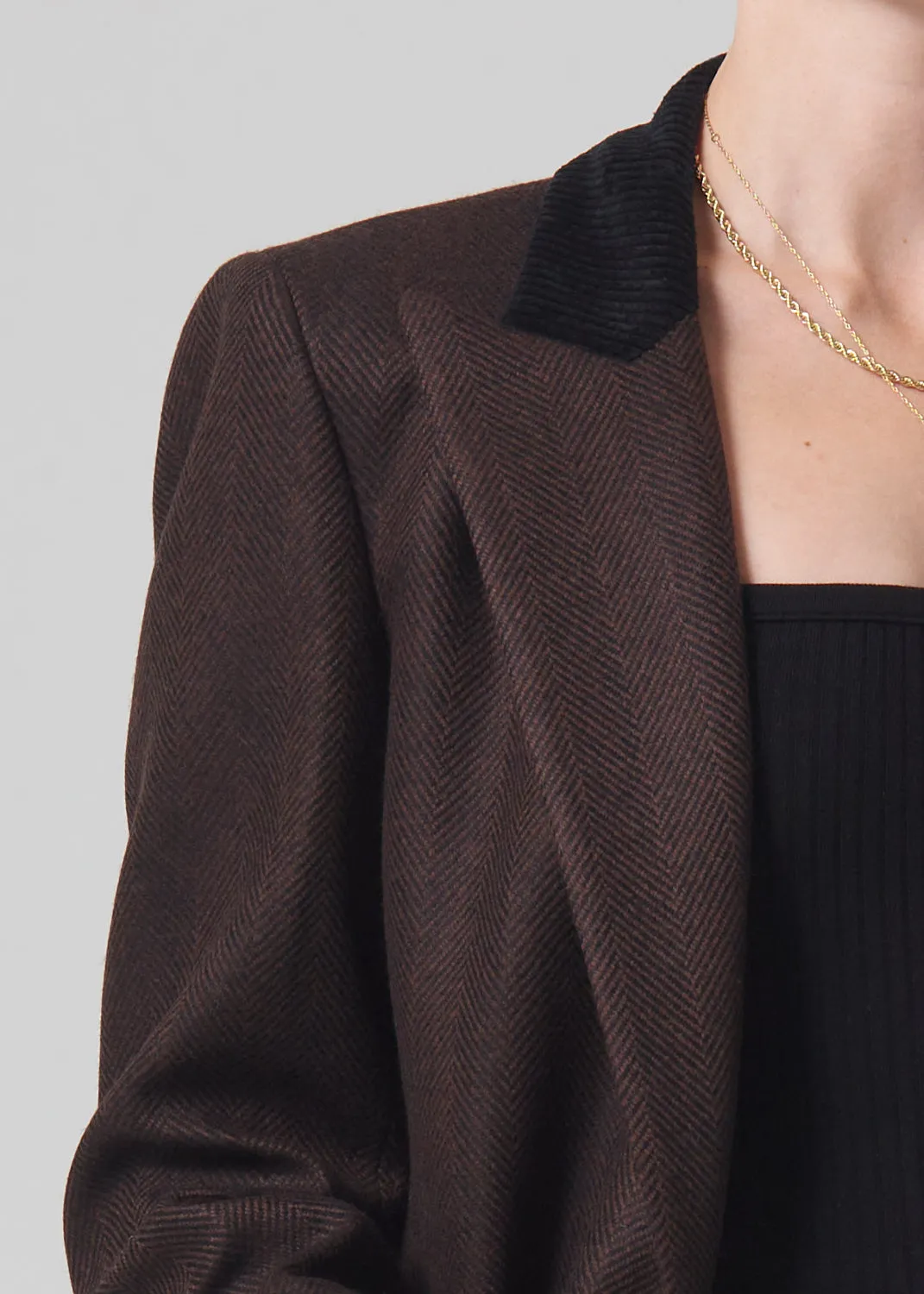 Blazé Milano Everyday Blazer in Cheveyo Brown