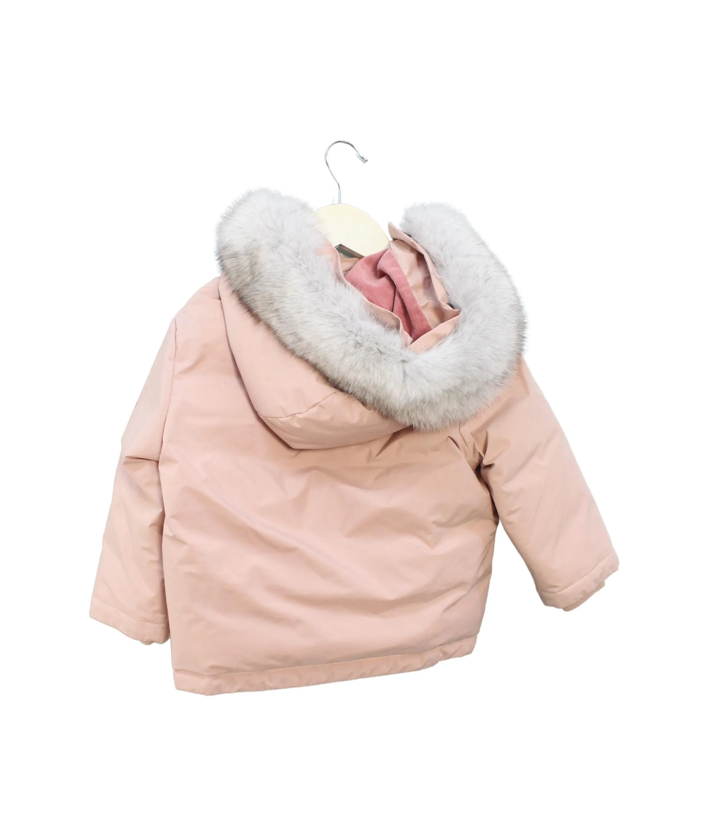 Bonpoint Faux Fur Puffer Jacket 2T