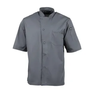 Chef Works Valais Signature Series Unisex Chefs Jacket Grey M - B185-M