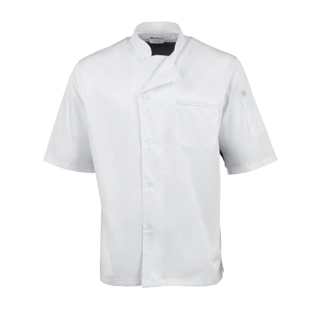 Chef Works Valais Signature Series Unisex Chefs Jacket White S - B205-S