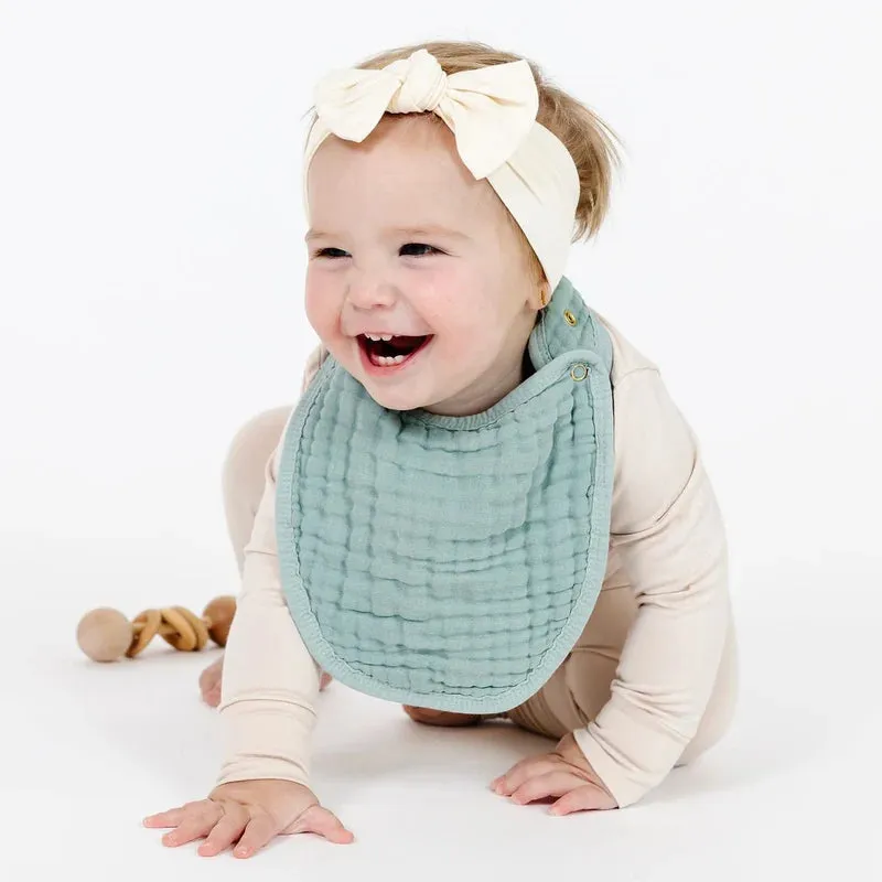 Cloud Muslin Bib 2 Pack, Bali