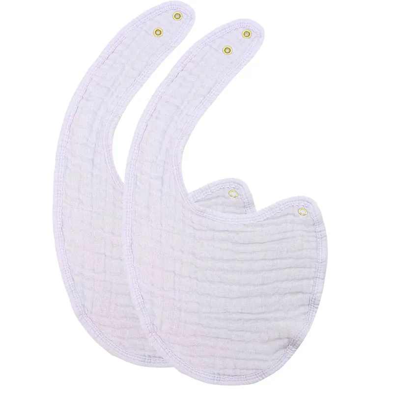 Cloud Muslin Bib 2 Pack, Lilac