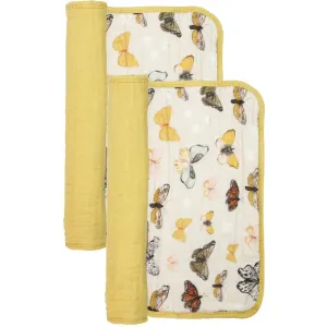 Cloud Muslin Burp Cloth 2 Pack - Amelia/Honey