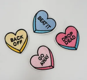 Conversation Heart Patches
