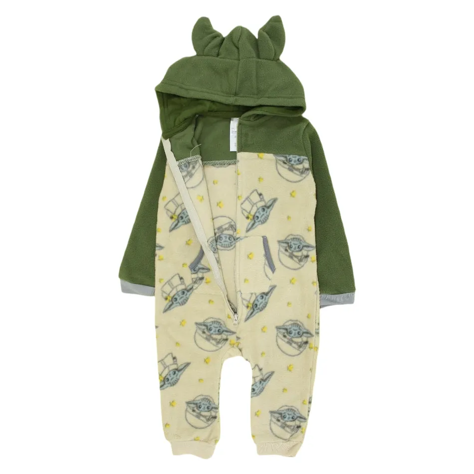Disney Fleece Zip Up Hooded Jumpsuit - Star Wars