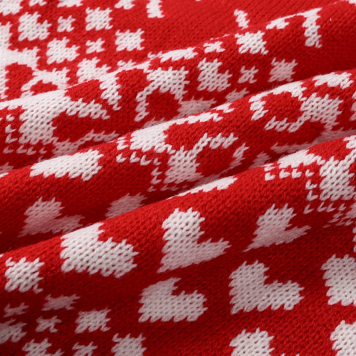 DressBetty - Christmas Sweater Knitted Pullover Sweater Snowflake Elk Print Sweaters