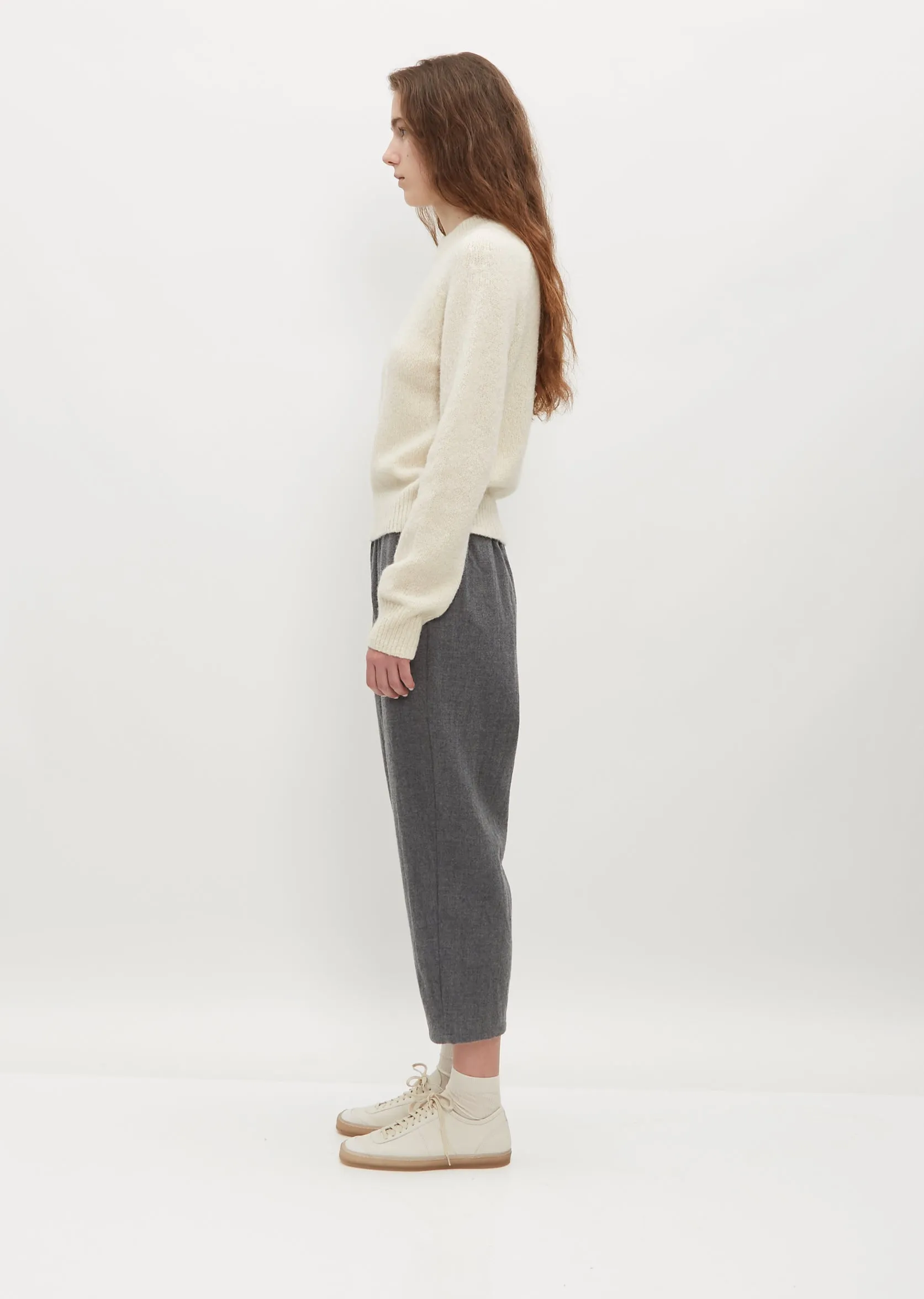 Easy Wool Pants — Medium Grey