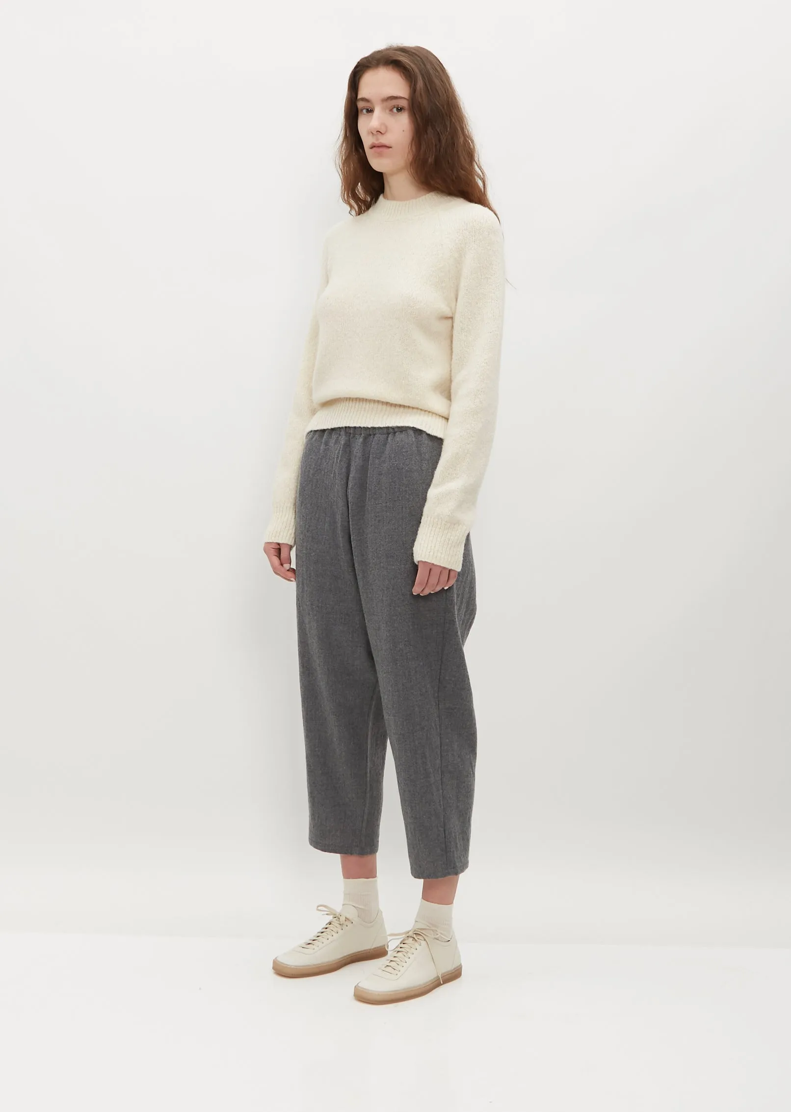Easy Wool Pants — Medium Grey