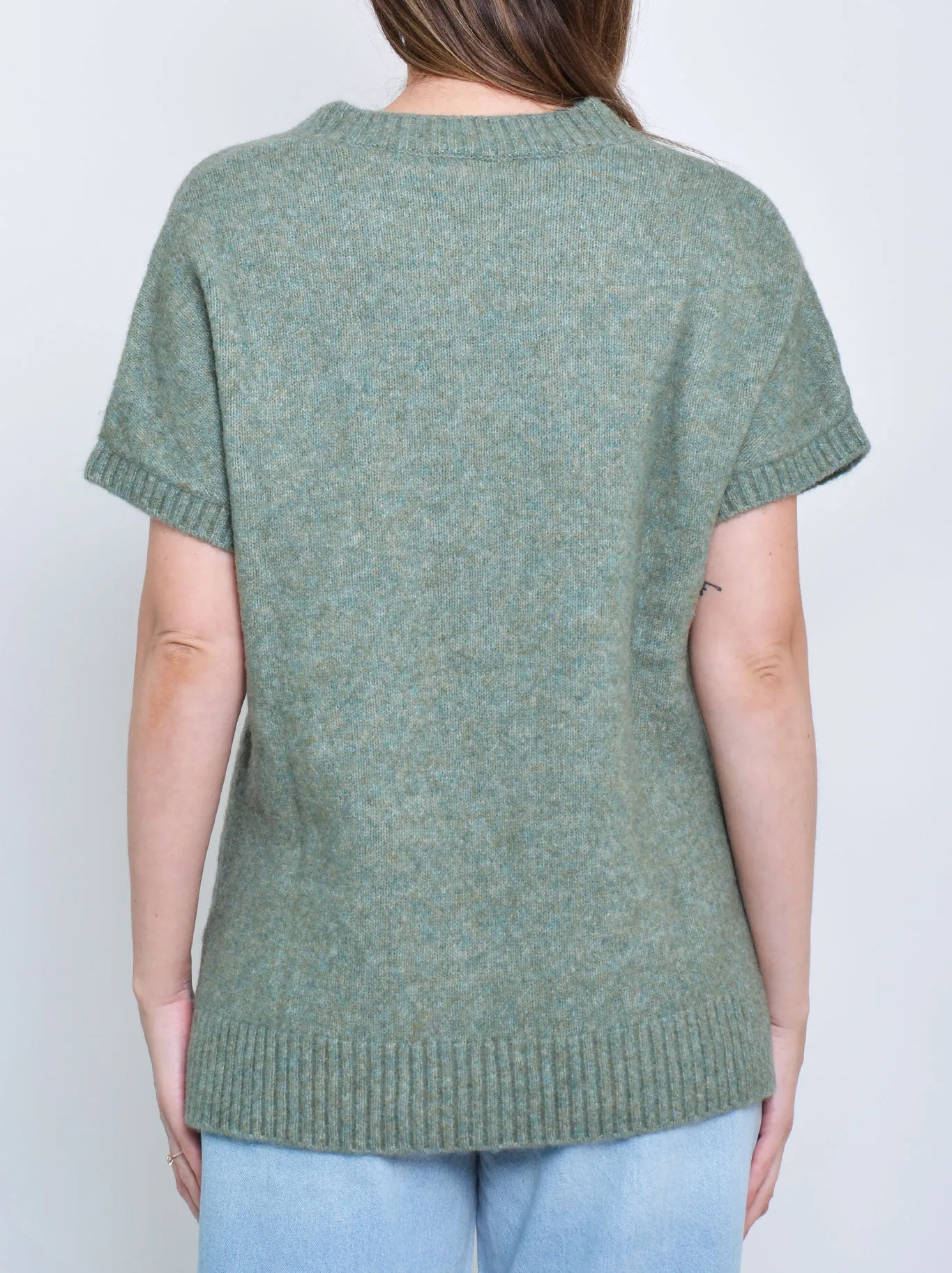 ENNI VEE NECK CHUNKY VEST