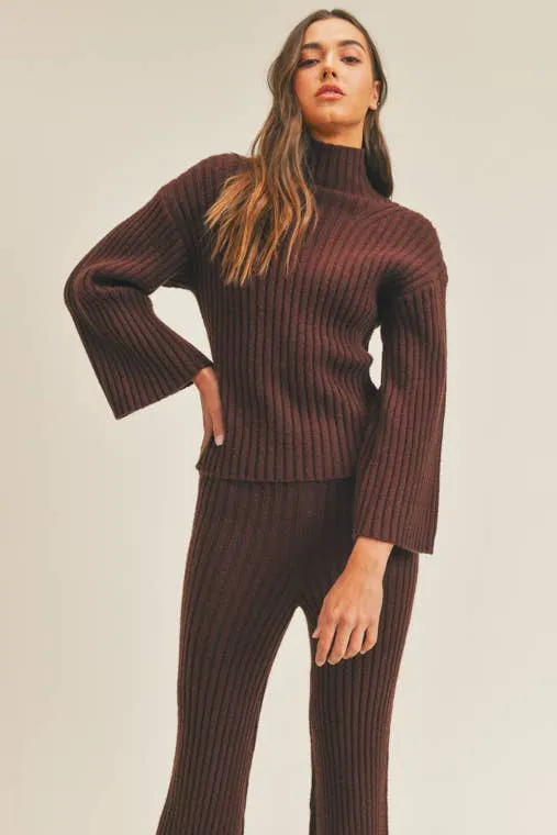 Espresso Rib Knit Pants