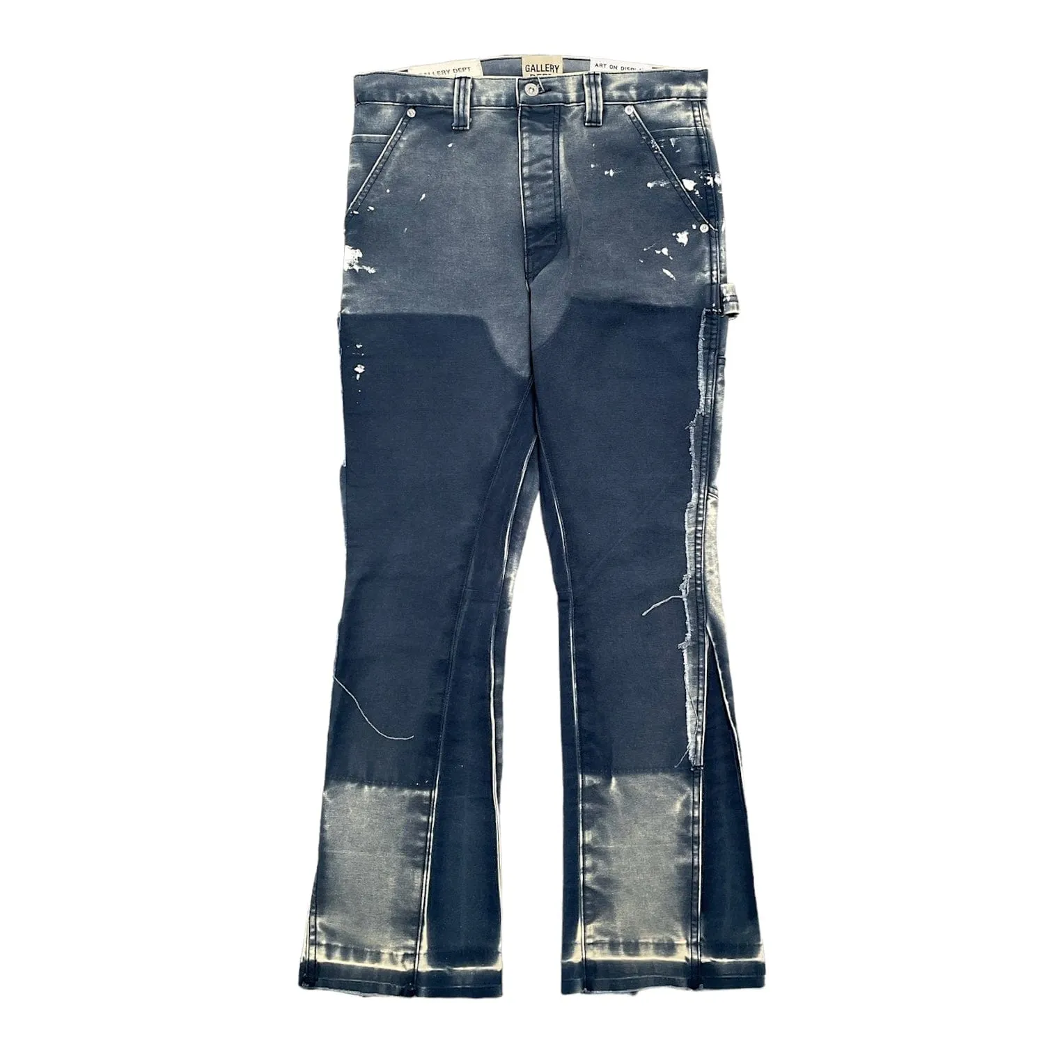 Gallery Department LA Flare Carpenter Pants Navy (White)