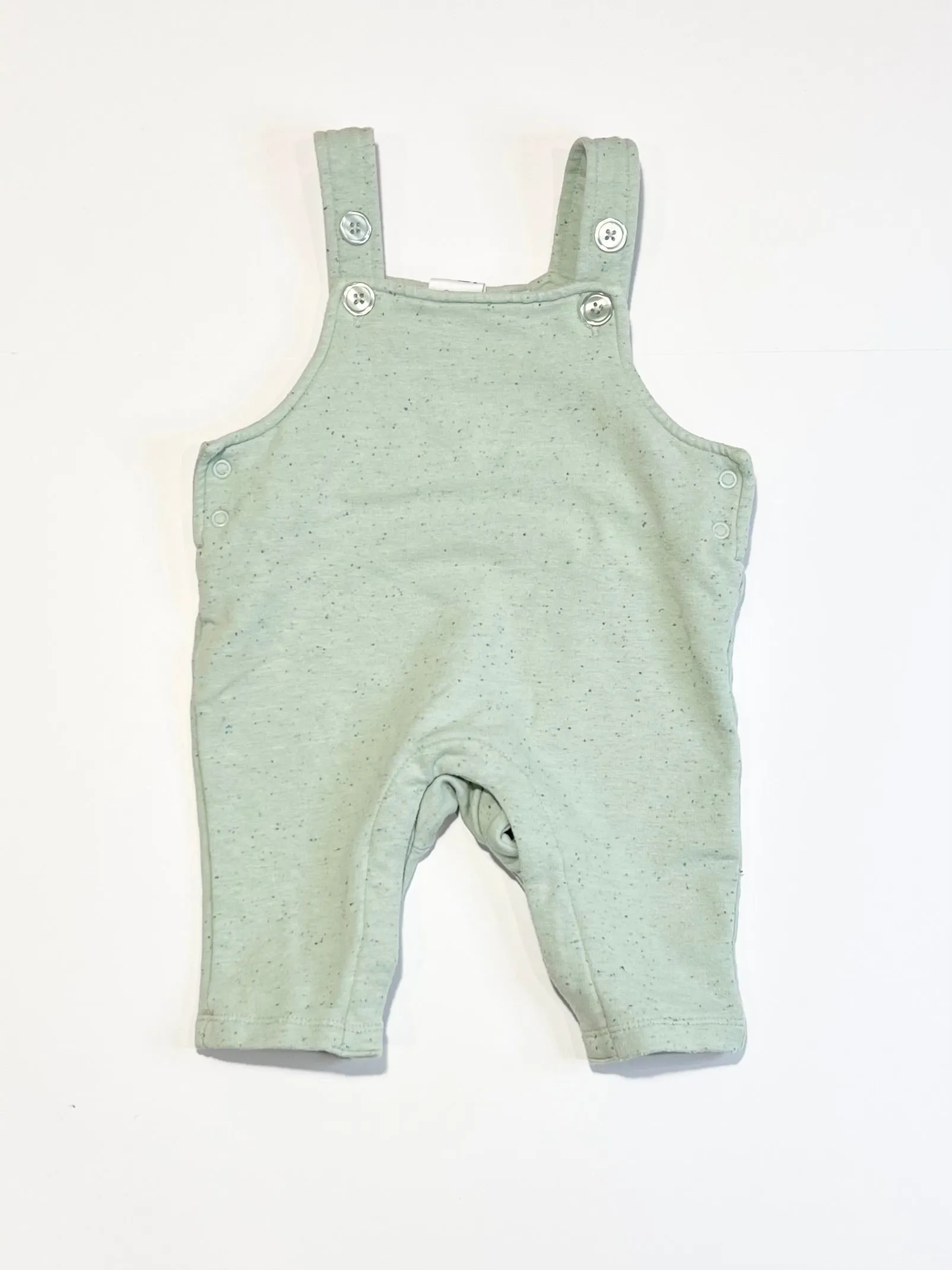Green fleece overalls - Size 000
