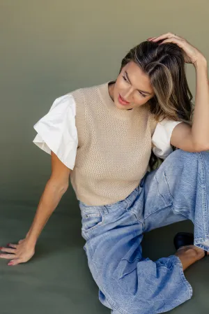 Here Tonight Flare Sleeve Vest