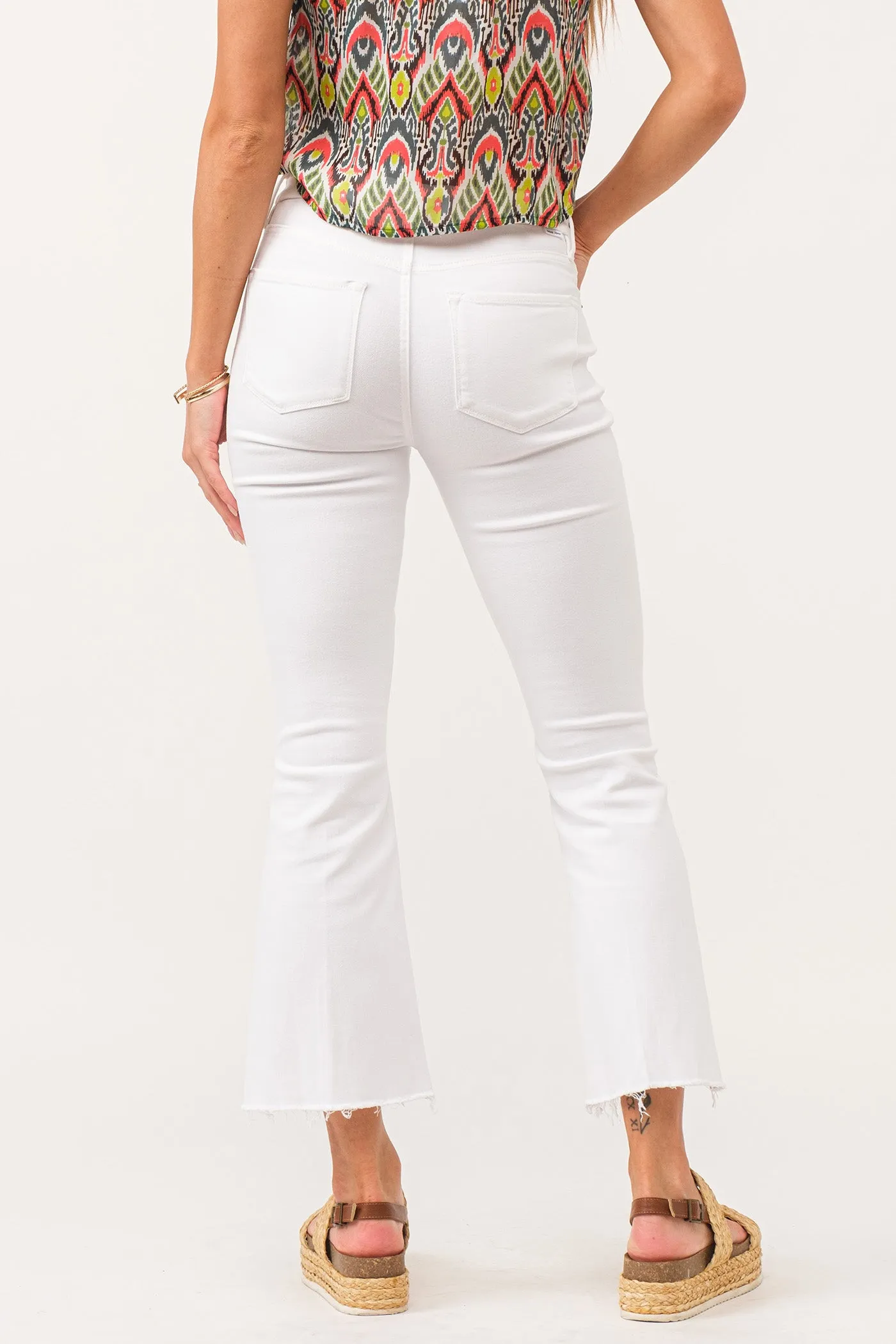 Jeanne Cropped Flare Jeans