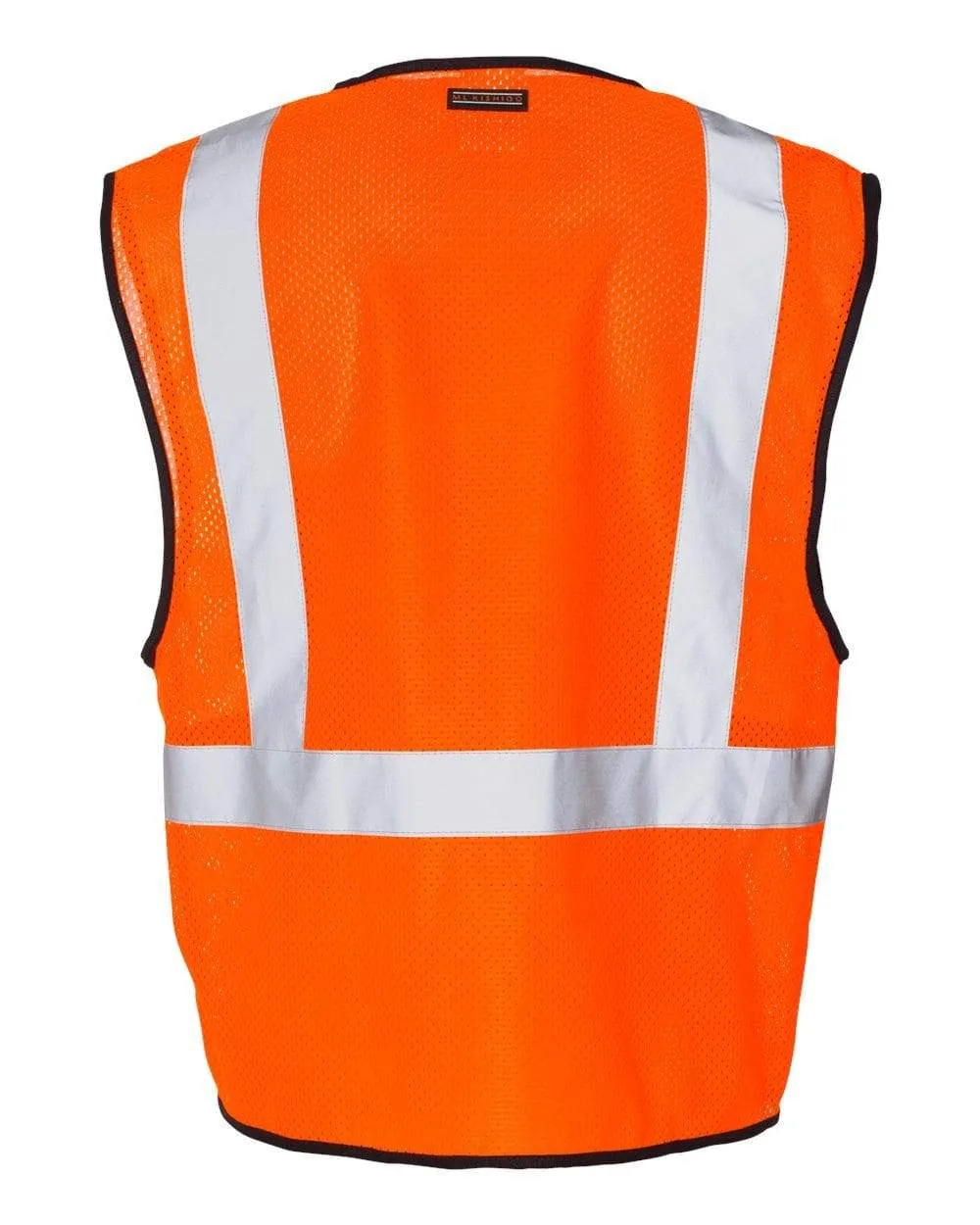 Kishigo - Single Pocket Zipper Mesh Class 2 Vest