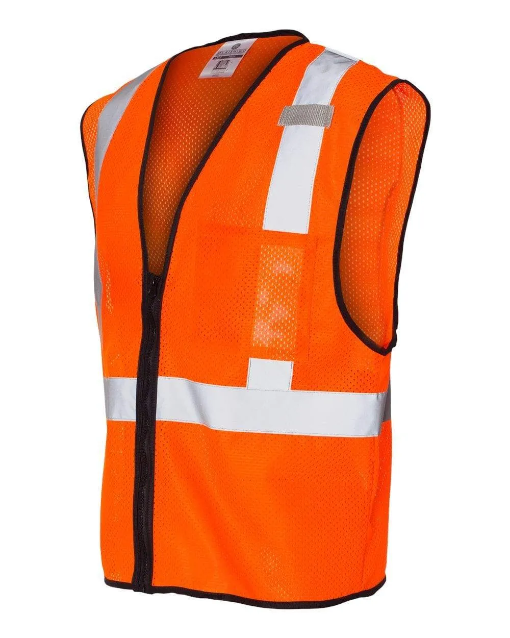 Kishigo - Single Pocket Zipper Mesh Class 2 Vest