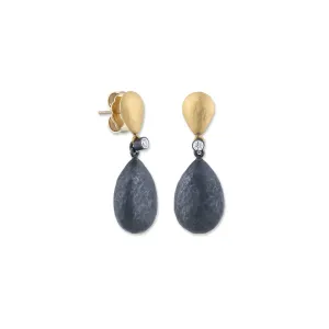 Lika Behar Two-Tone "AMANDA" Earrings
