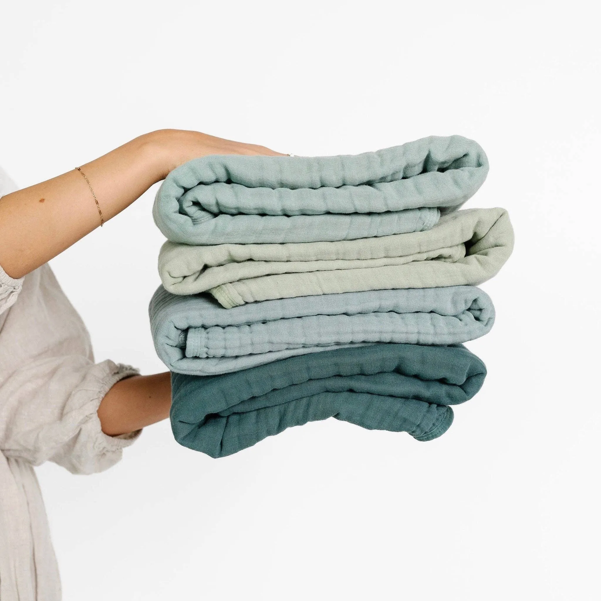 Lou Lou & Company - Cloud Muslin Quilt - Balsam