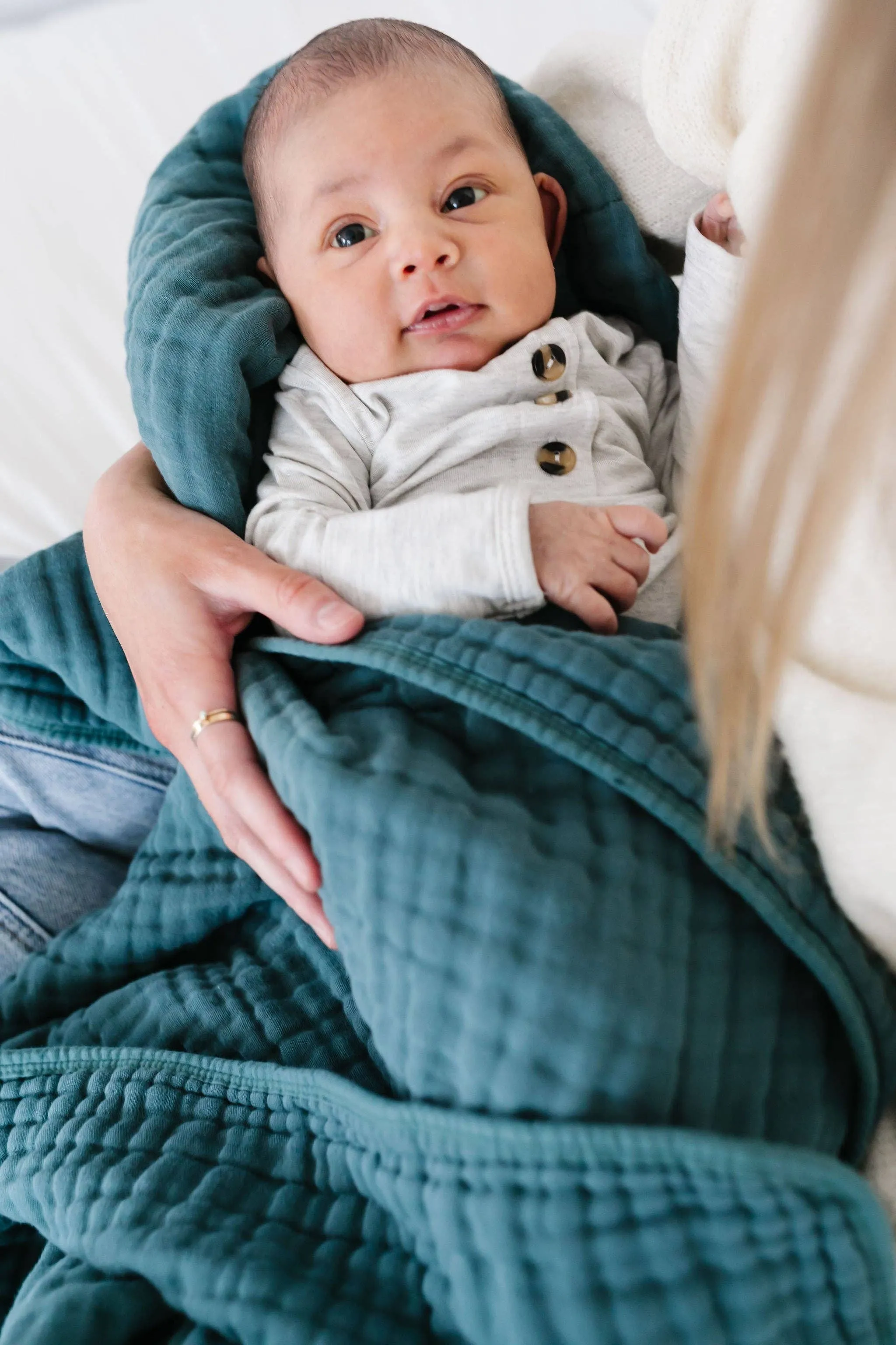 Lou Lou & Company - Cloud Muslin Quilt - Balsam