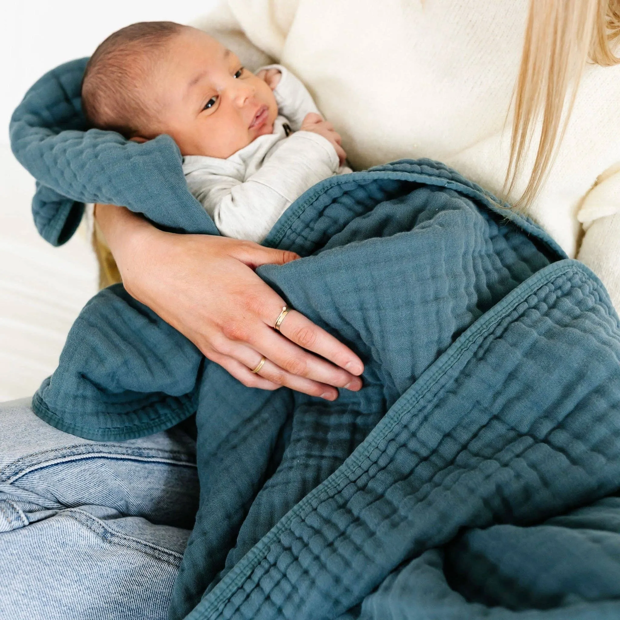 Lou Lou & Company - Cloud Muslin Quilt - Balsam