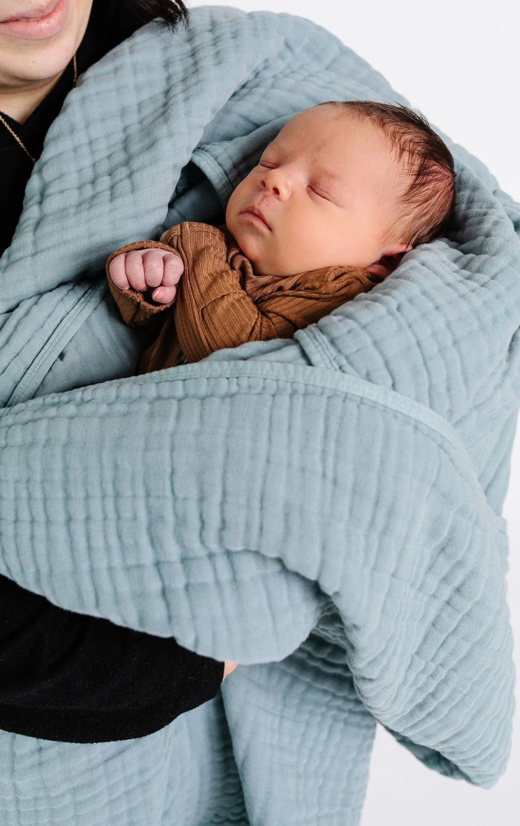 Lou Lou & Company - Cloud Muslin Quilt - Steel