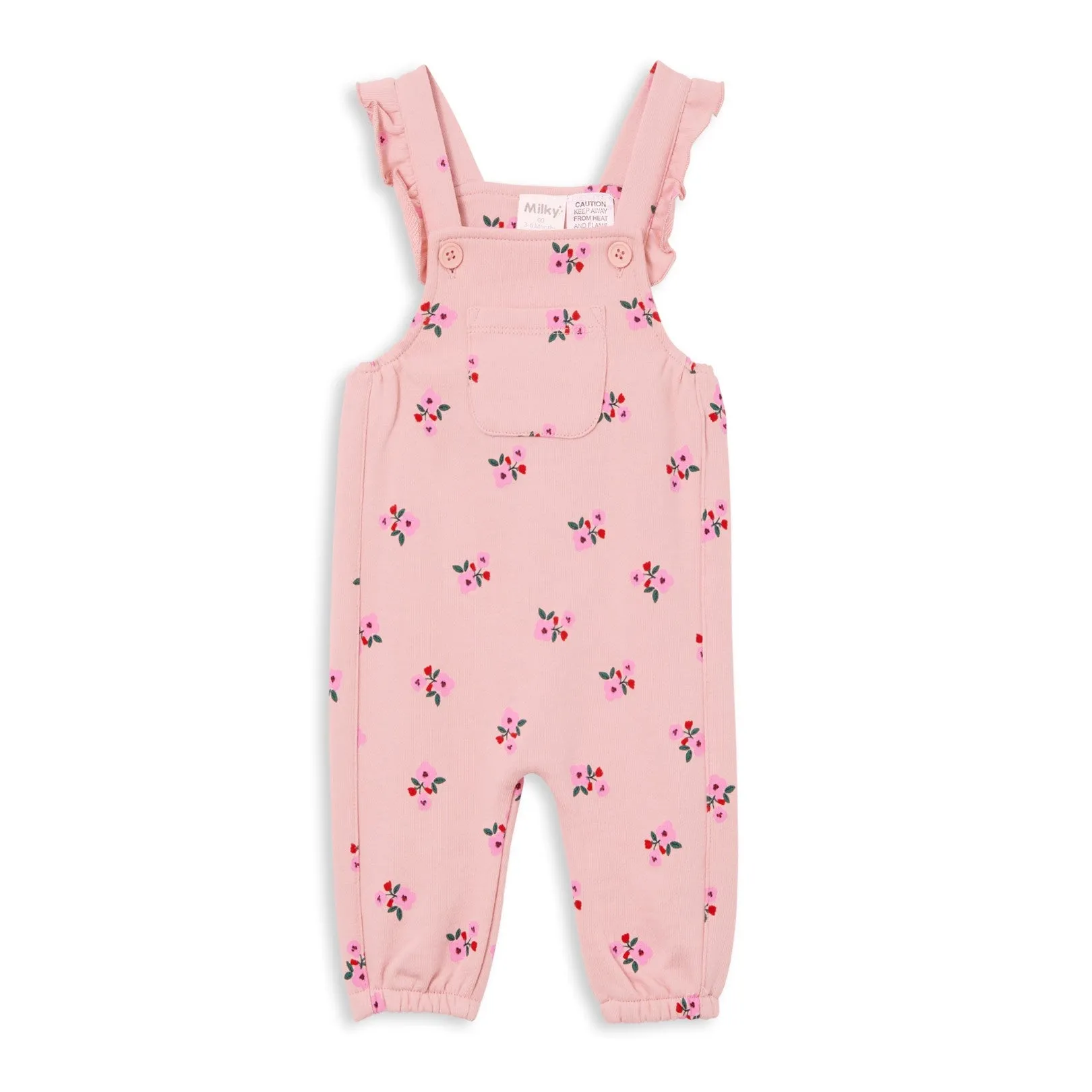 Milky Fleece Overall - Blossom