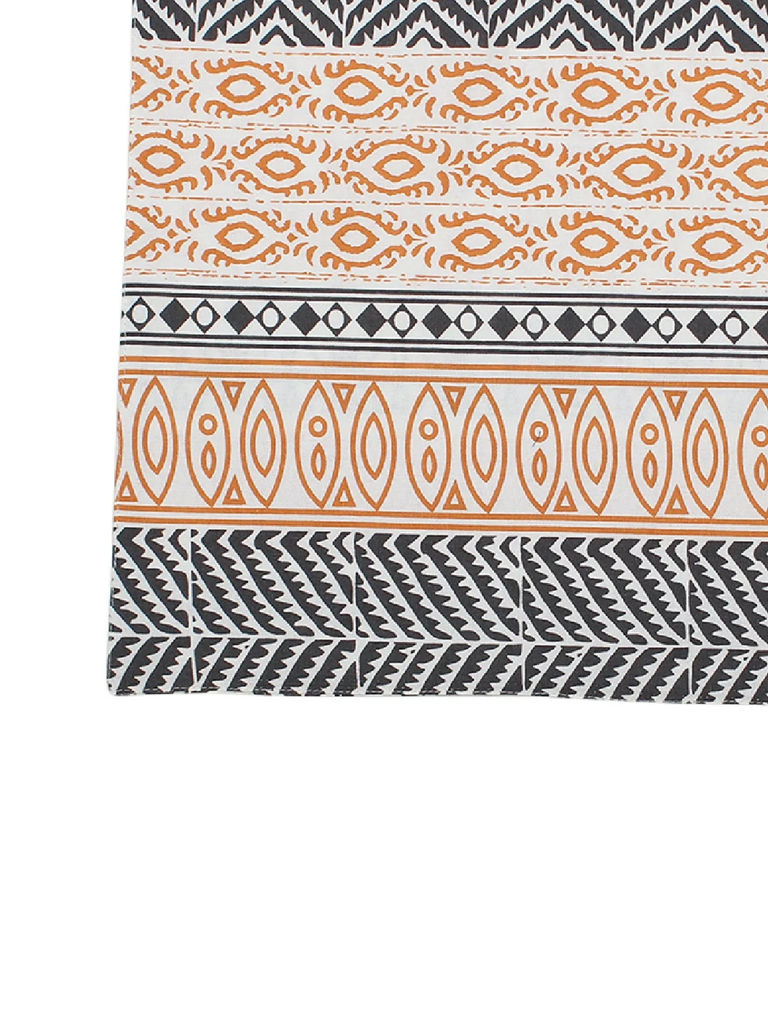 Nakshi - Set Of 2 - Set Of 2 Placemats (Orange)