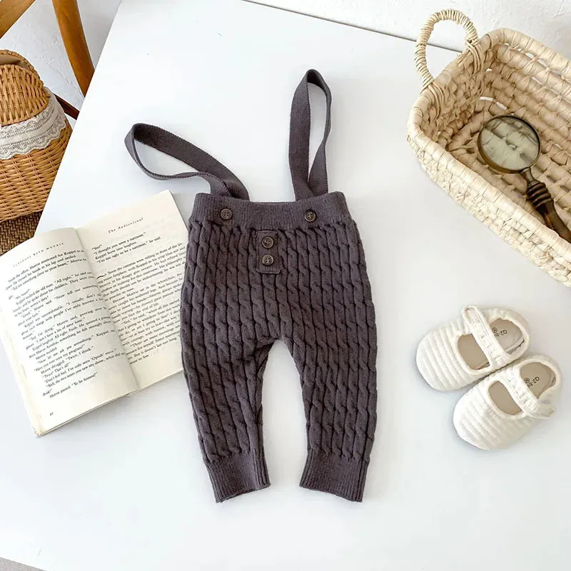 Petite Knit® Classic Stripes Sweater & Overalls Set