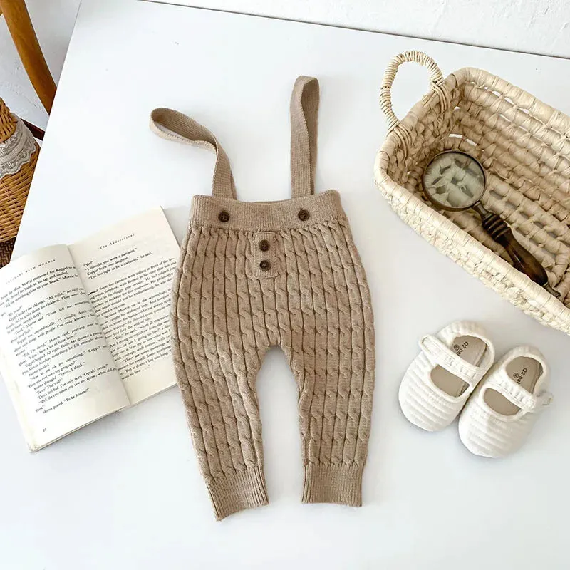 Petite Knit® Classic Stripes Sweater & Overalls Set