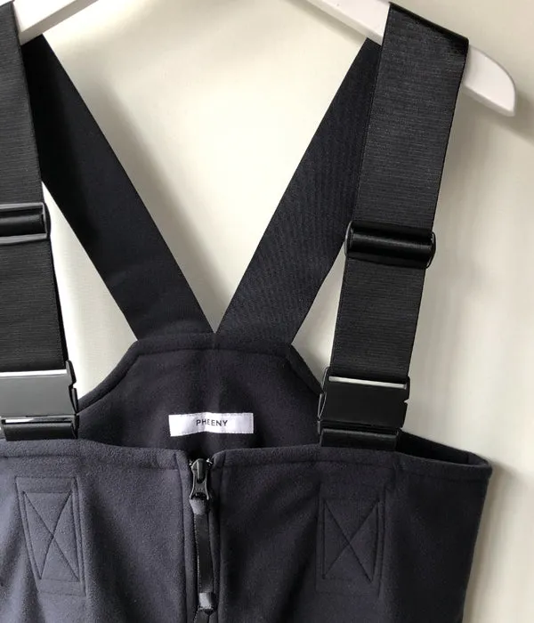 PHEENY/POLARTEC FLEECE OVERALLS(BLACK)