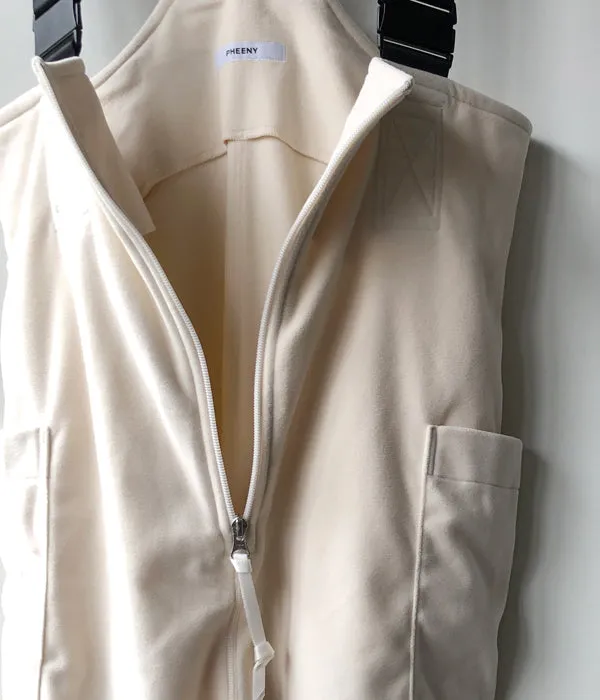 PHEENY/POLARTEC FLEECE OVERALLS(IVORY)