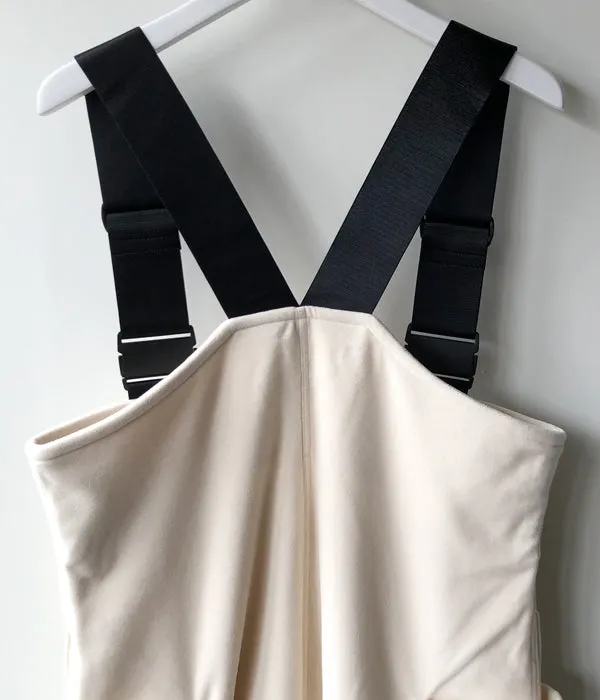 PHEENY/POLARTEC FLEECE OVERALLS(IVORY)