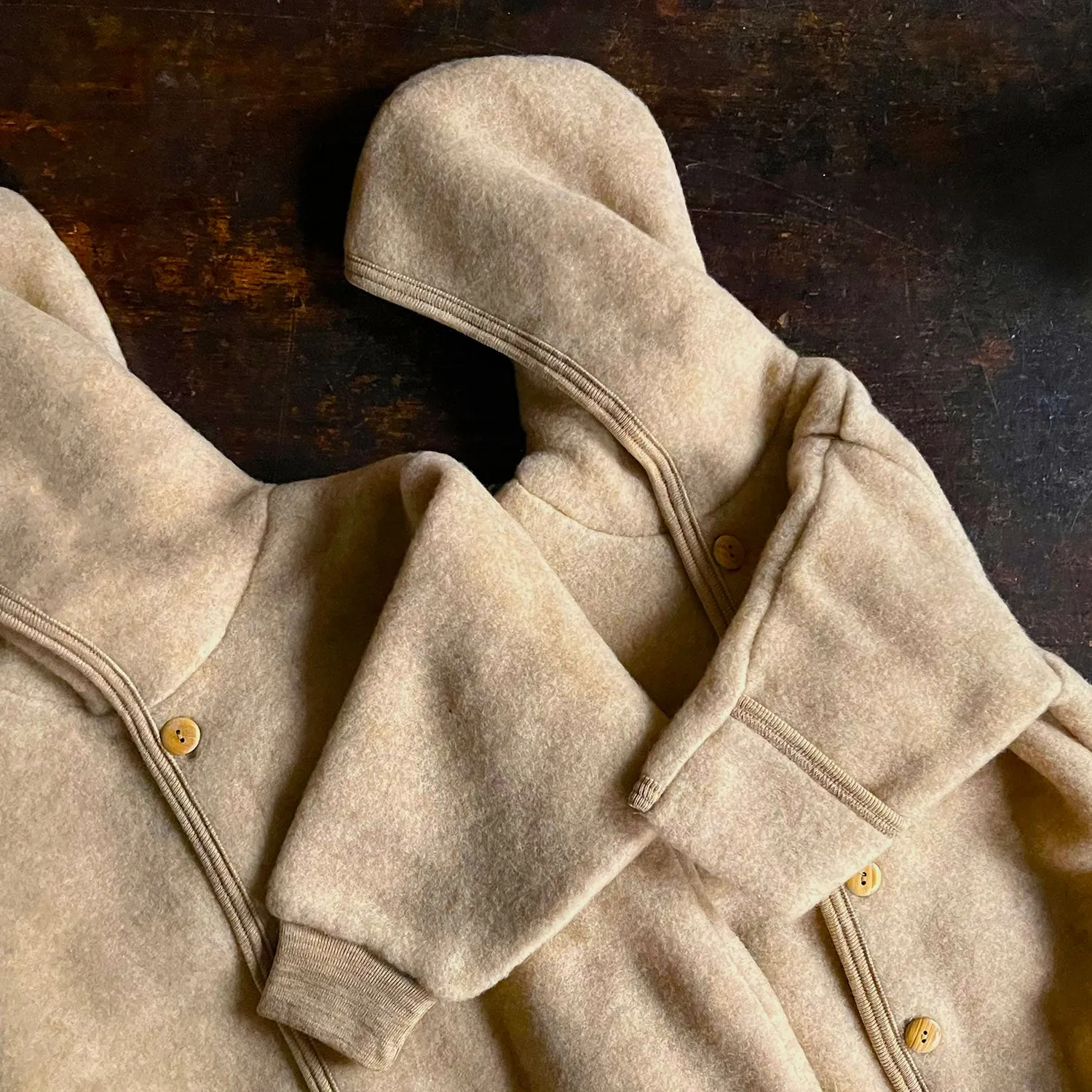 Pipit Baby & Kids Suit - Merino Wool Fleece - Russet Rose