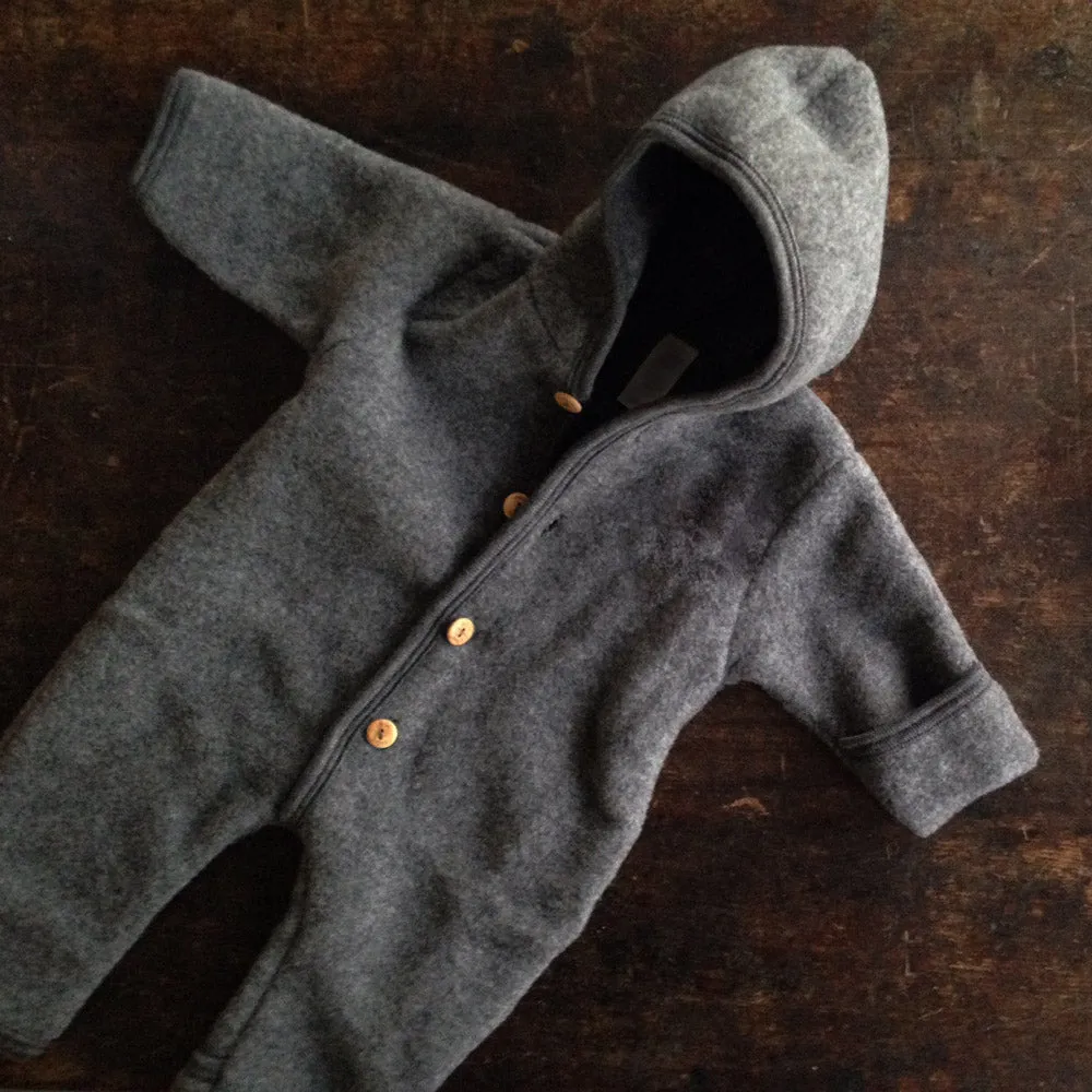Pipit Baby & Kids Suit - Merino Wool Fleece - Slate