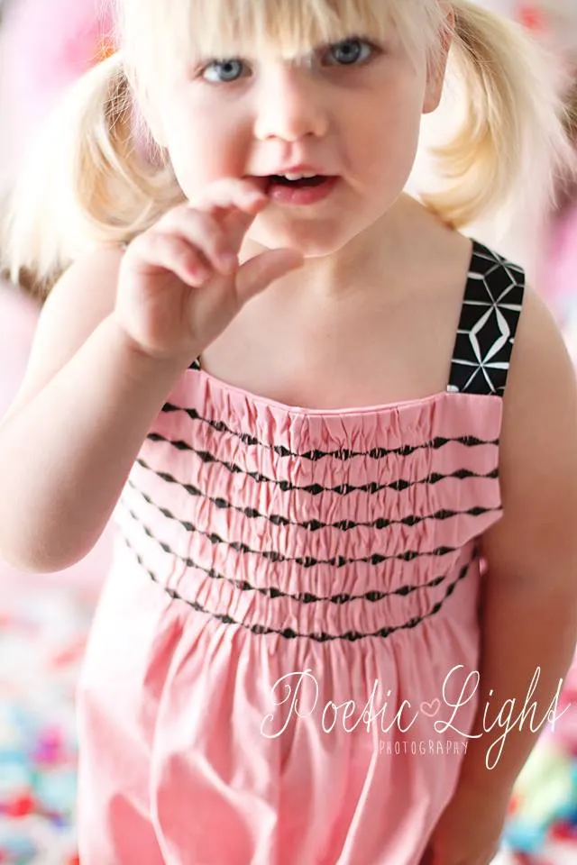 Pseudo Smock Romper Sewing Pattern