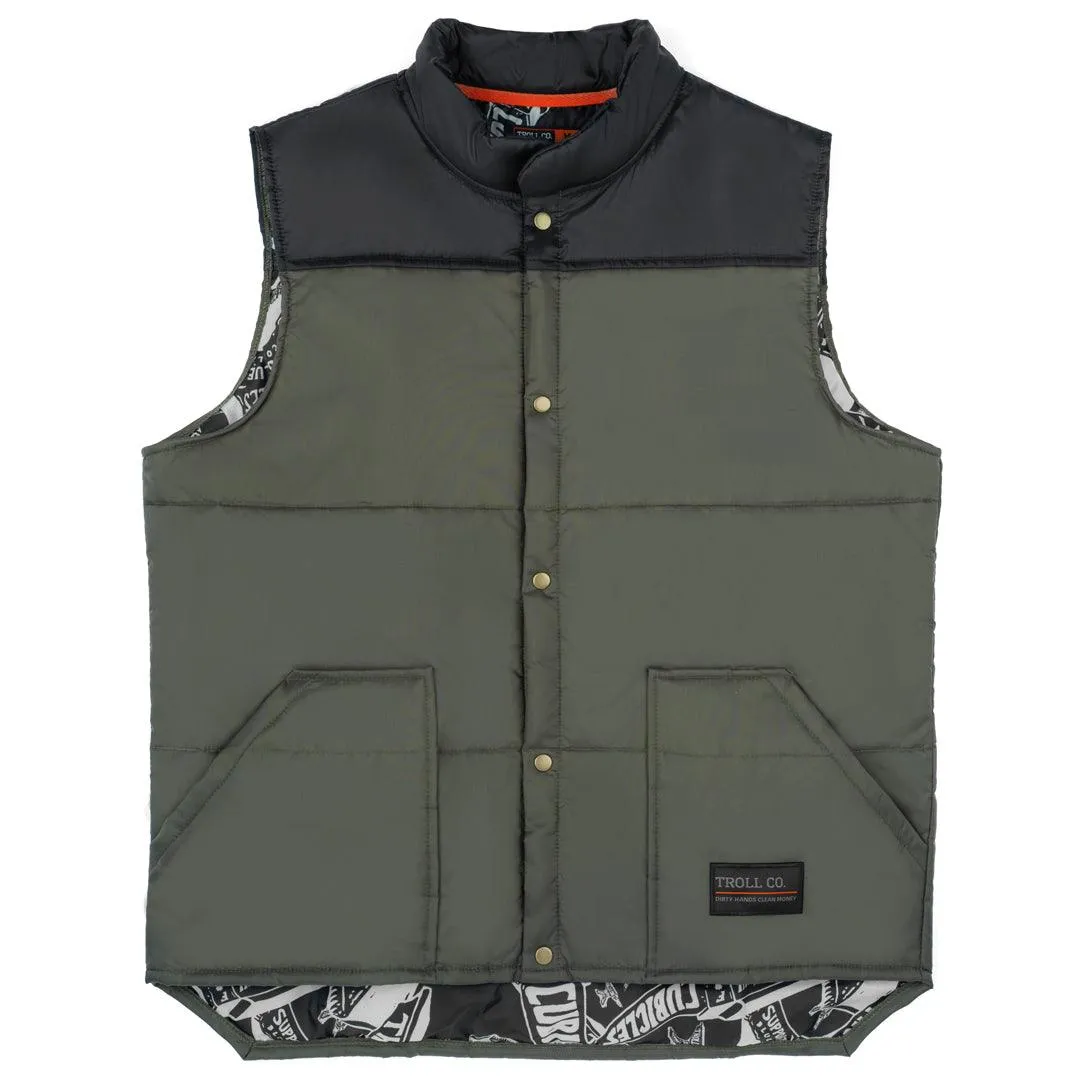 Redford Vest: Black Charcoal