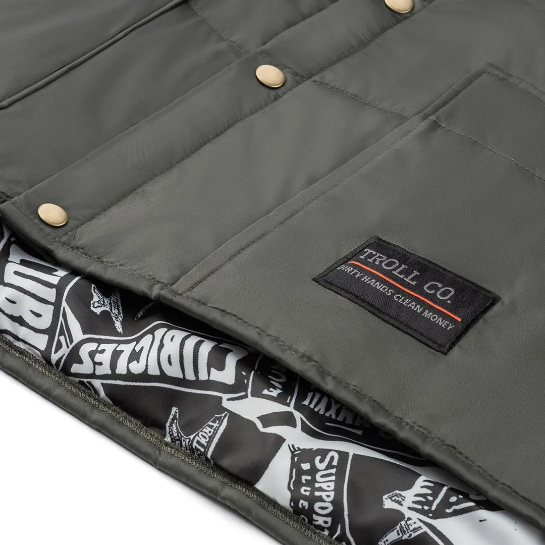 Redford Vest: Black Charcoal