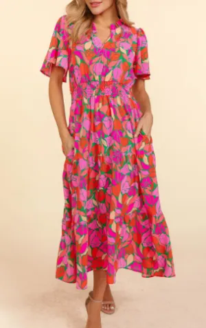 Spree Smocked Waist Dress