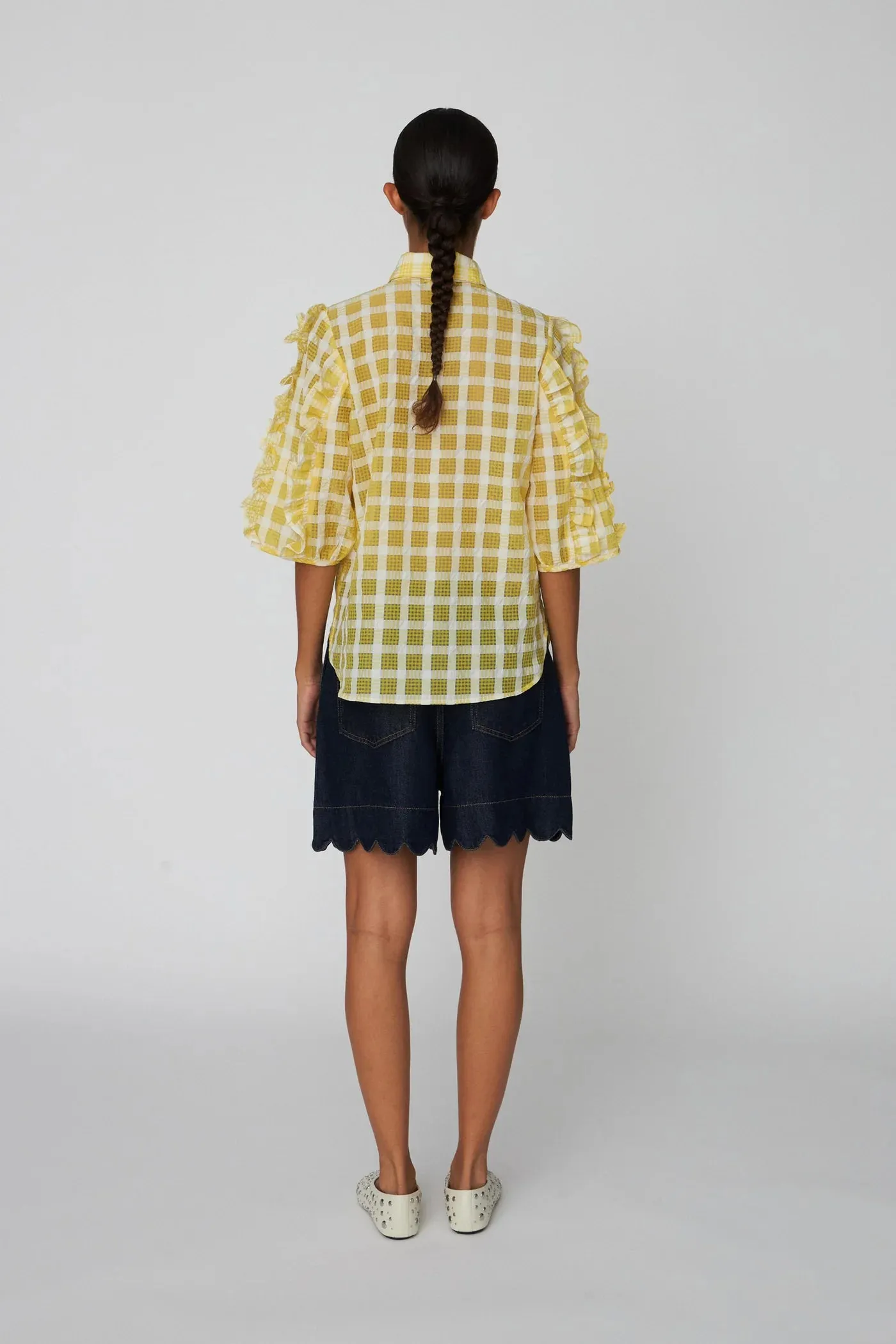 Stella Nova Lovely Yellow Checked Shirt