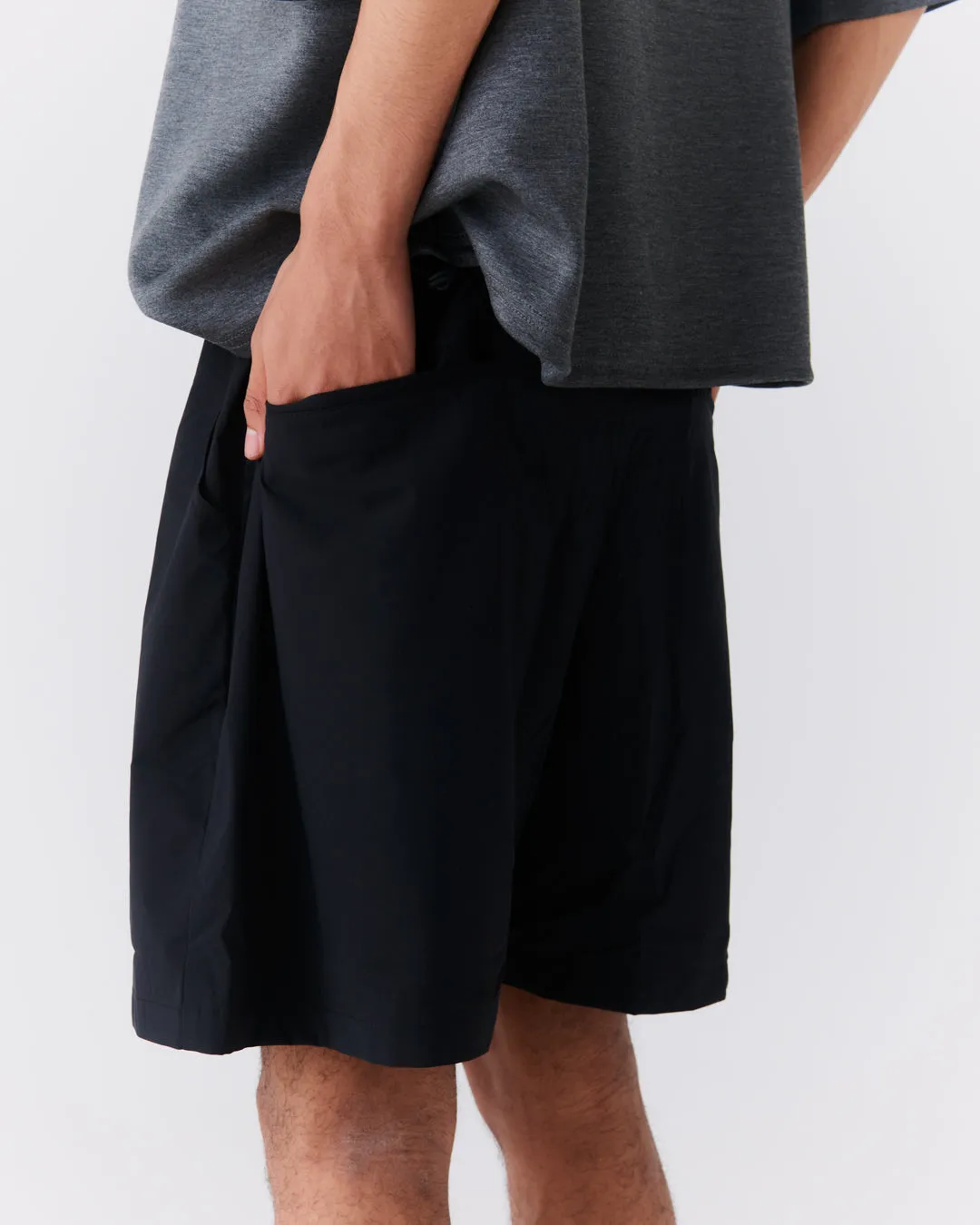 Stretch Nylon Easy SHORTS BLACK